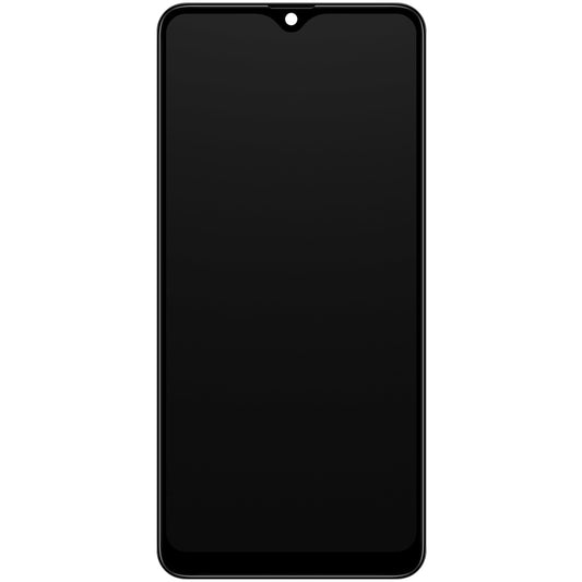 Écran tactile Samsung Galaxy A20 A205, avec cadre, noir, Service Pack GH82-19571A