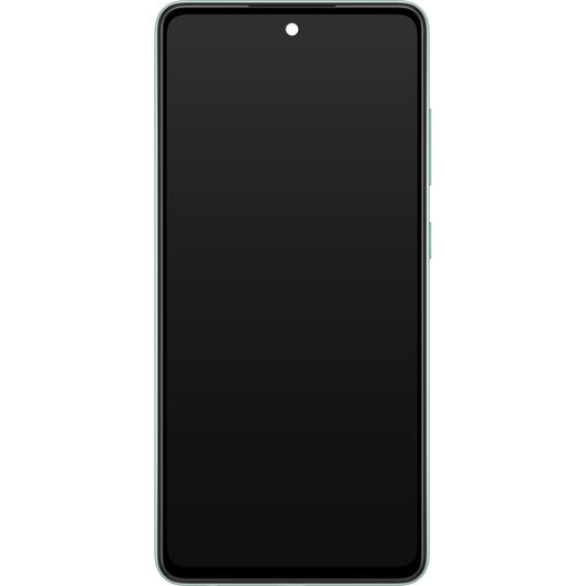 Écran tactile Samsung Galaxy A52s 5G A528, avec cadre, vert, Service Pack GH82-26861E