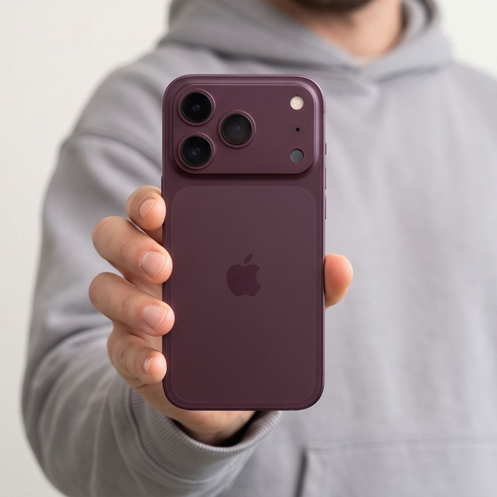 Film de protection pour caméra arrière Tech-Protect CamFull Fit+ pour Apple iPhone 18 Pro Max, Verre trempé, Bordeaux