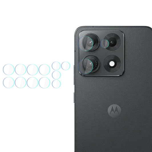Film de protection pour caméra arrière 3MK Protection pour Motorola Edge 70 Max, Verre trempé, Lot de 4 pièces, Transparent