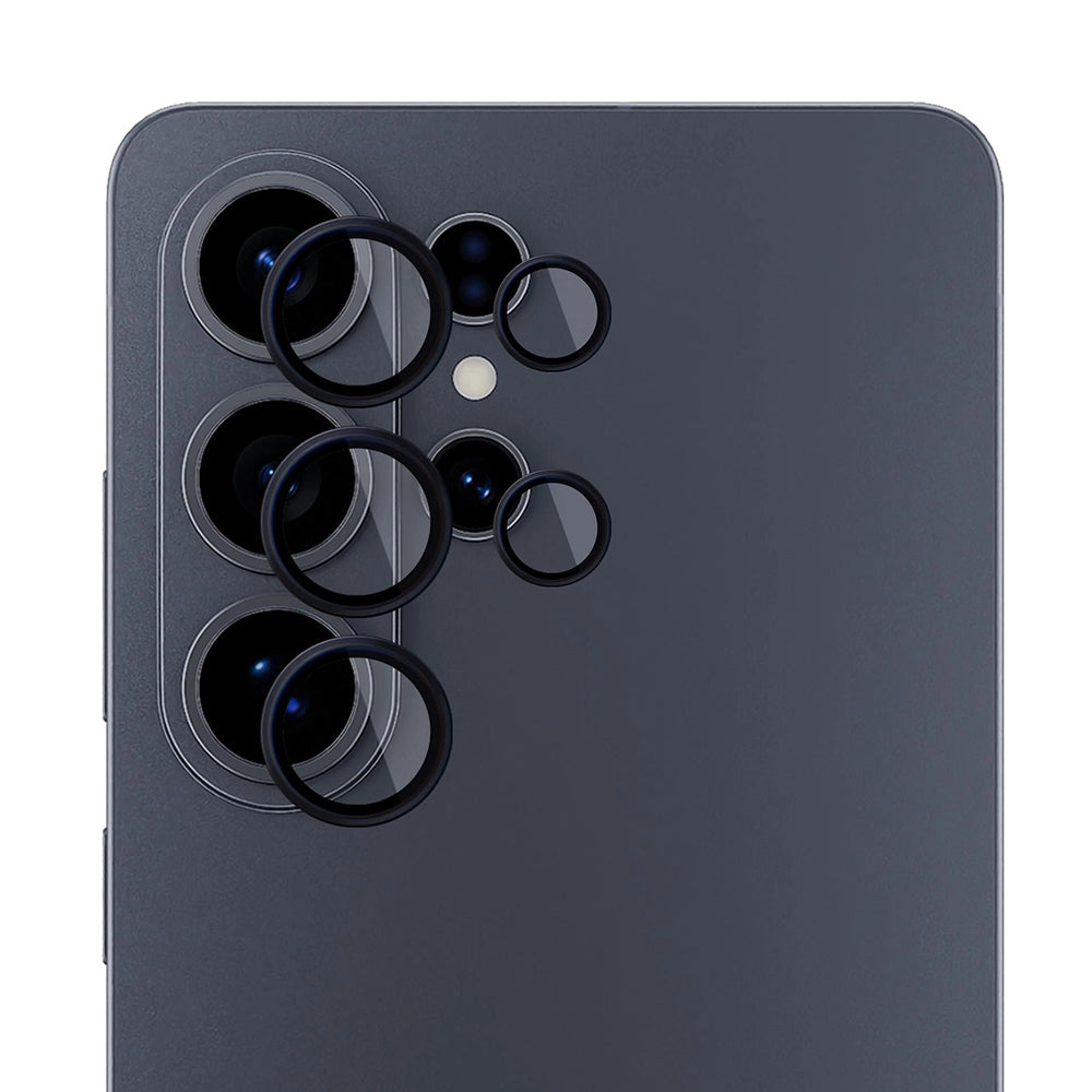 Film de protection pour caméra arrière 3MK Protection pour Samsung Galaxy S26 Ultra S948, Verre Trempé, Noir