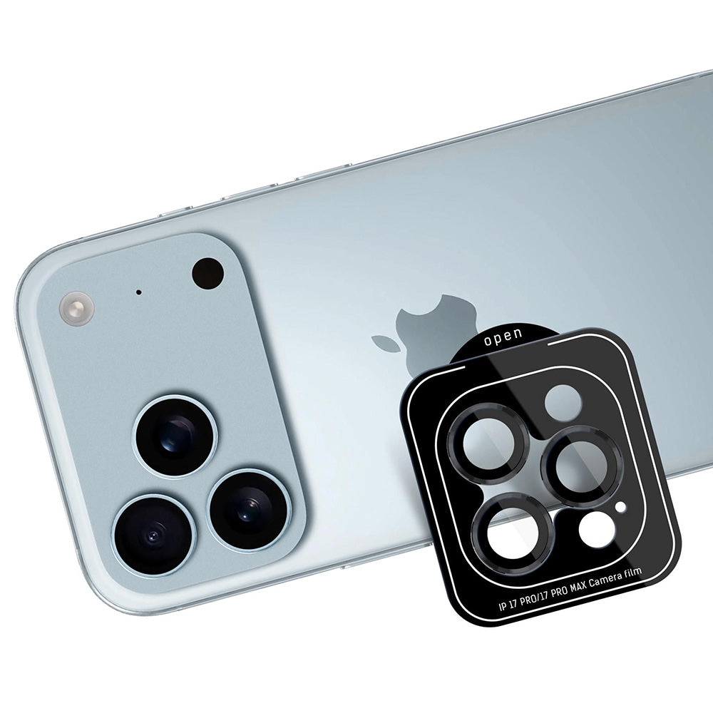 Film de protection Caméra Arrière 3MK Protection Pro pour Apple iPhone 17 Pro Max / 17 Pro, Verre Trempé, Noir
