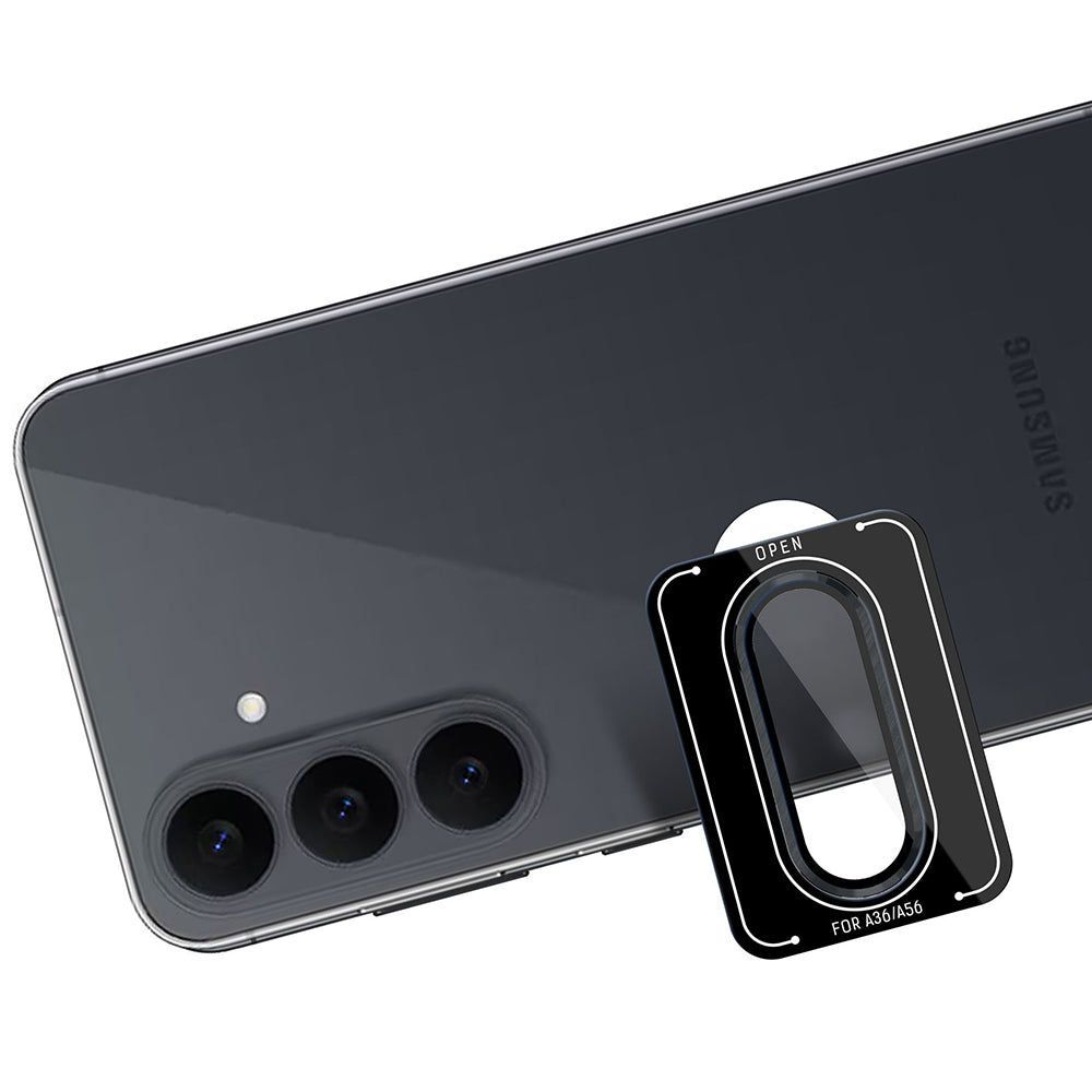 Film de protection pour caméra arrière 3MK Protection Pro pour Samsung Galaxy S26 FE S741, Verre trempé, Noir