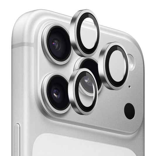 Film de protection Caméra Arrière Blueo 99 Anti-Reflet HD pour Apple iPhone 17 Pro Max / 17 Pro, Verre Trempé, Argenté