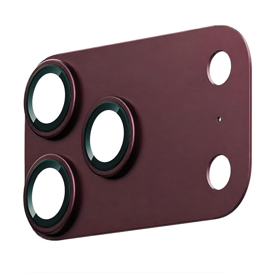 Protection pour caméra arrière Blueo Integrated Metal pour Apple iPhone 18 Pro Max, verre trempé, bordeaux