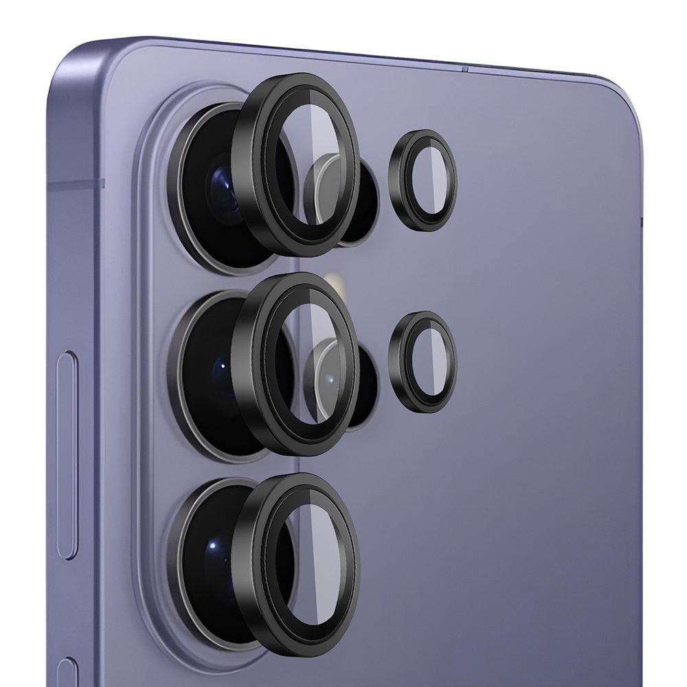 Film de protection pour caméra arrière Blueo pour Samsung Galaxy S26 Ultra S948, Verre trempé, Noir