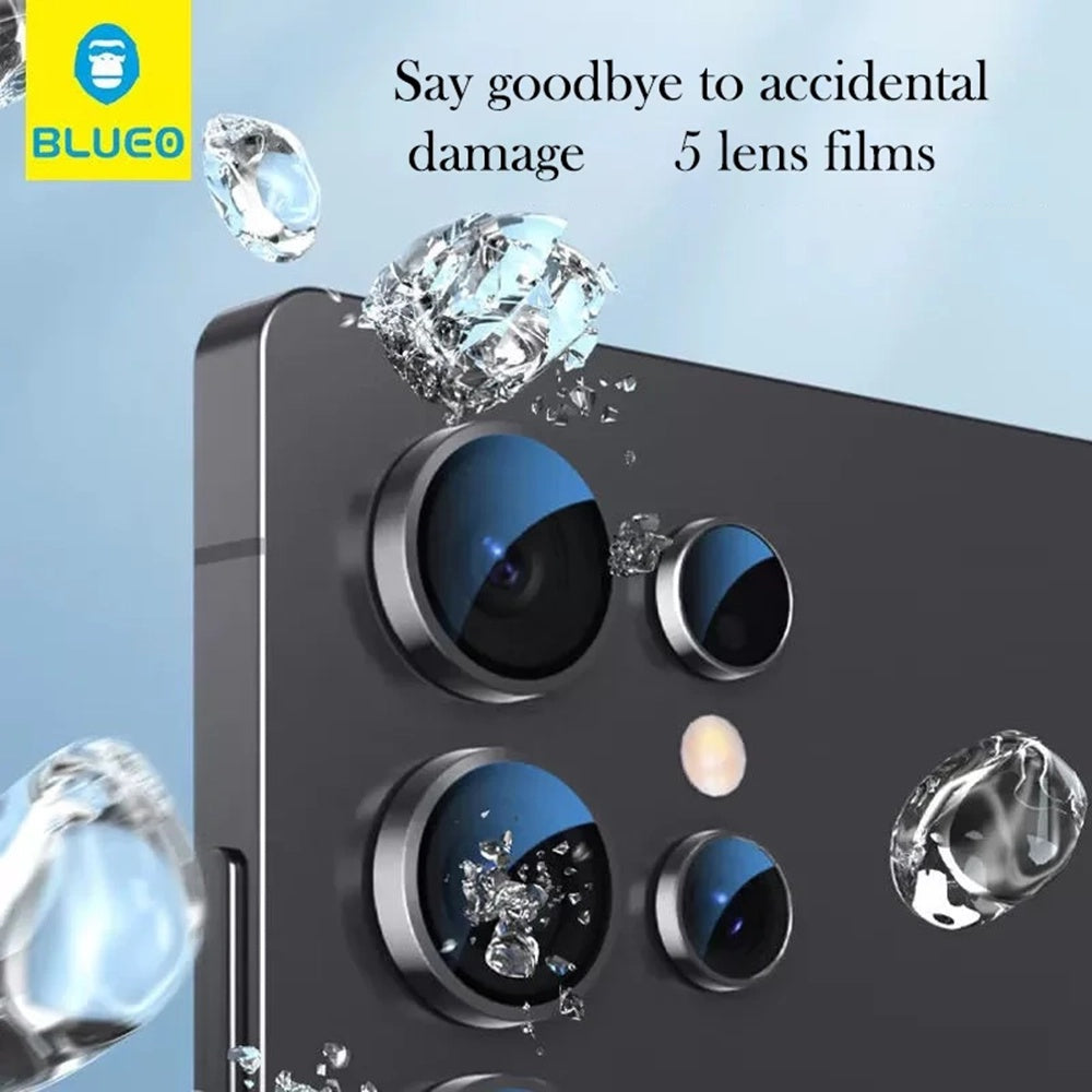 Blueo Rear Camera Protective Film for Samsung Galaxy Z Fold8 F971, Tempered Glass, Silver