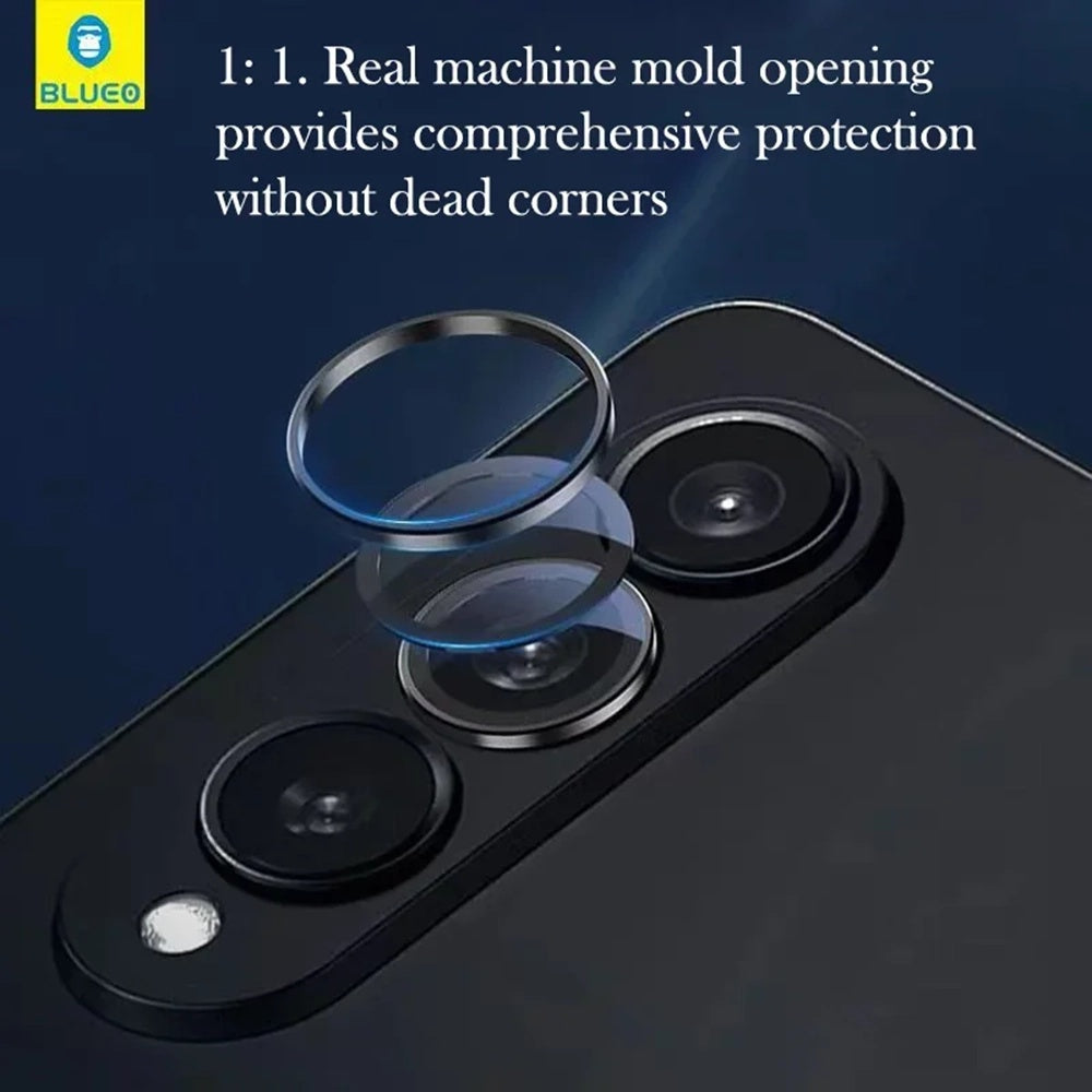 Blueo Rear Camera Protective Film for Samsung Galaxy Z Fold8 Ultra F976 / Z Fold7 F966, Tempered Glass, Silver