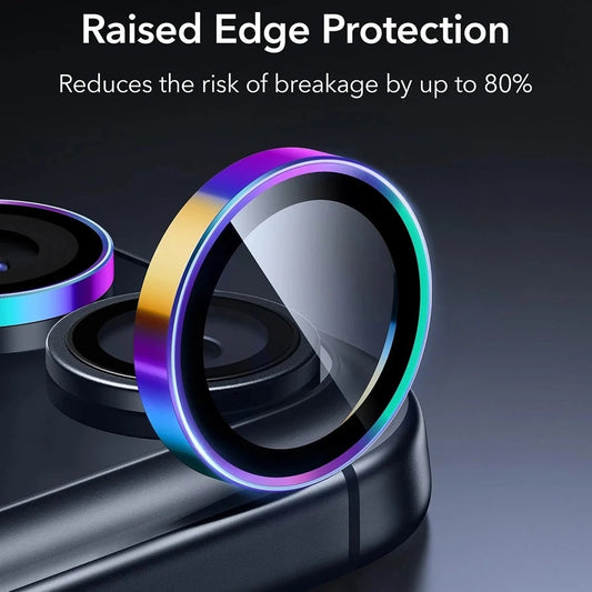 Film de protection pour caméra arrière ESR Armorite pour Apple iPhone 17 Pro Max / 17 Pro / 16 Pro Max / 16 Pro, Verre Trempé, Multicolore