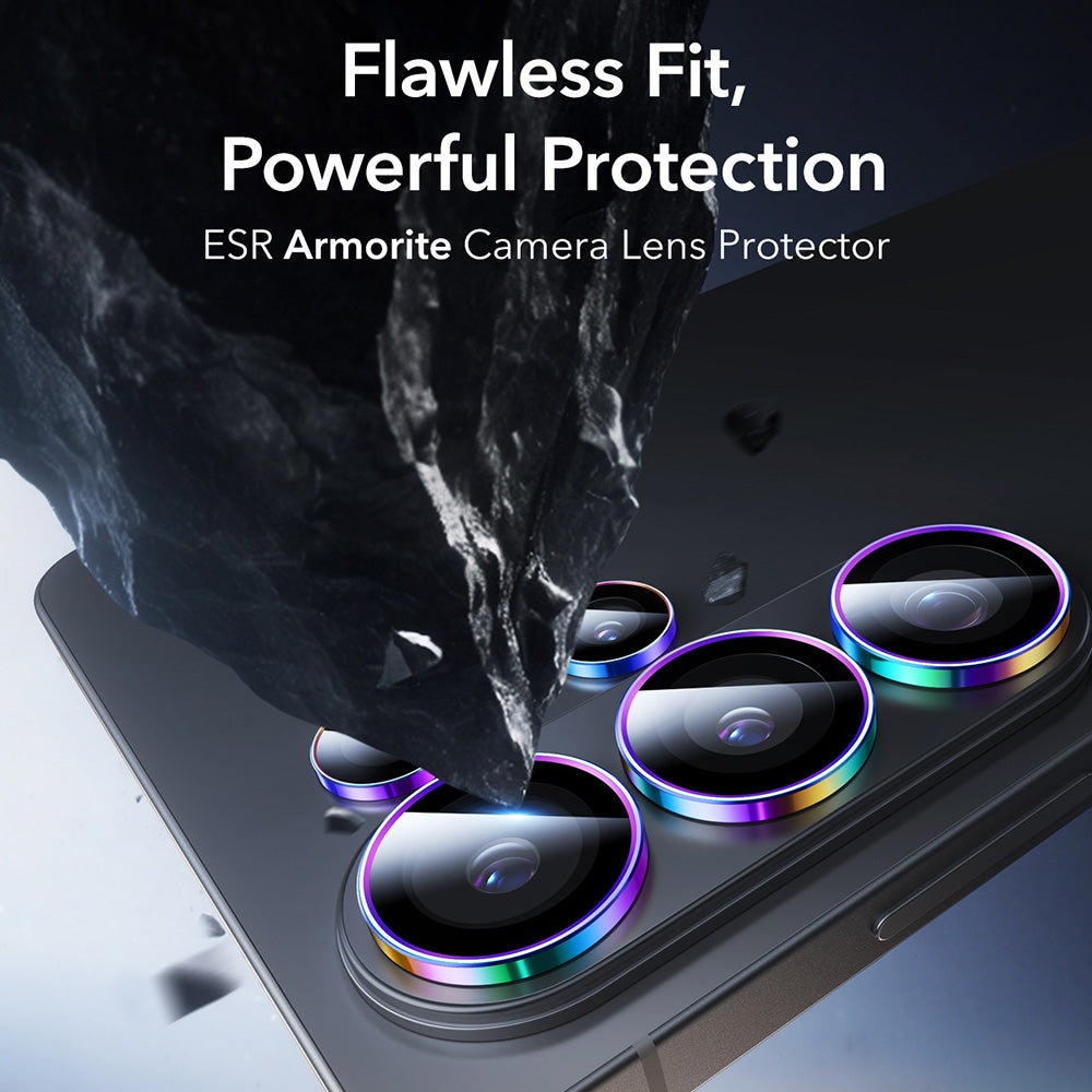 Film de protection pour caméra arrière ESR Armorite pour Samsung Galaxy S26 Ultra S948, Verre Trempé, Multicolore