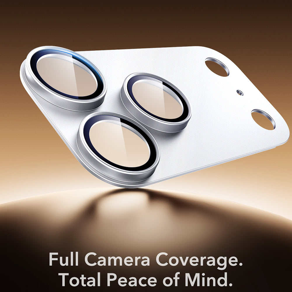 Film de protection pour caméra arrière ESR Armorite Pro pour Apple iPhone 18 Pro, Verre trempé, Argenté