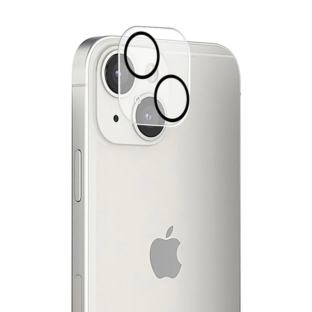 Lito S+ Rear Camera Protective Film for Apple iPhone 14 Plus / 14, Tempered Glass, Black