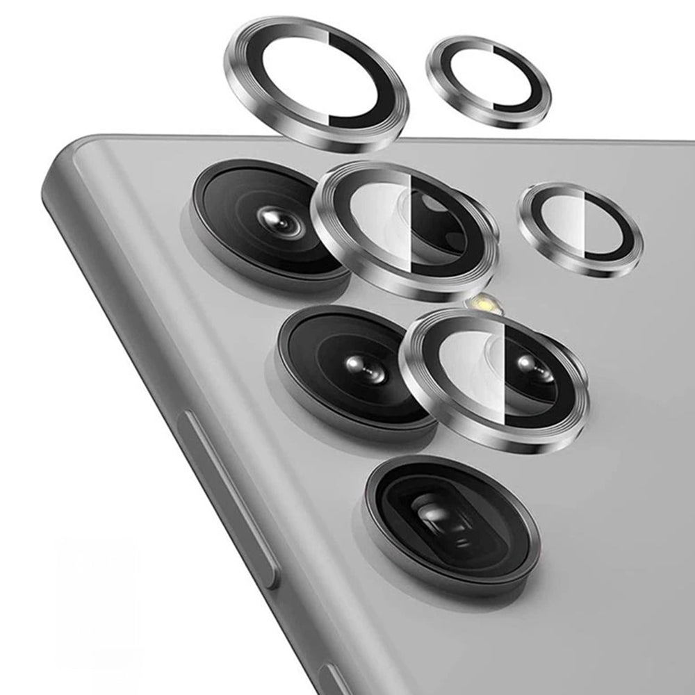 Film de protection pour caméra arrière Lito S+ pour Samsung Galaxy S25 Ultra S938, Verre trempé, Argenté