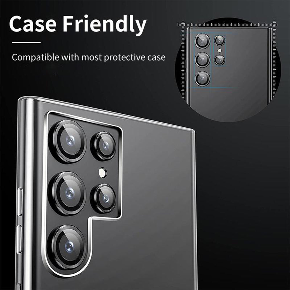 Film de protection pour caméra arrière Lito S+ pour Samsung Galaxy S25 Ultra S938, Verre trempé, Argenté