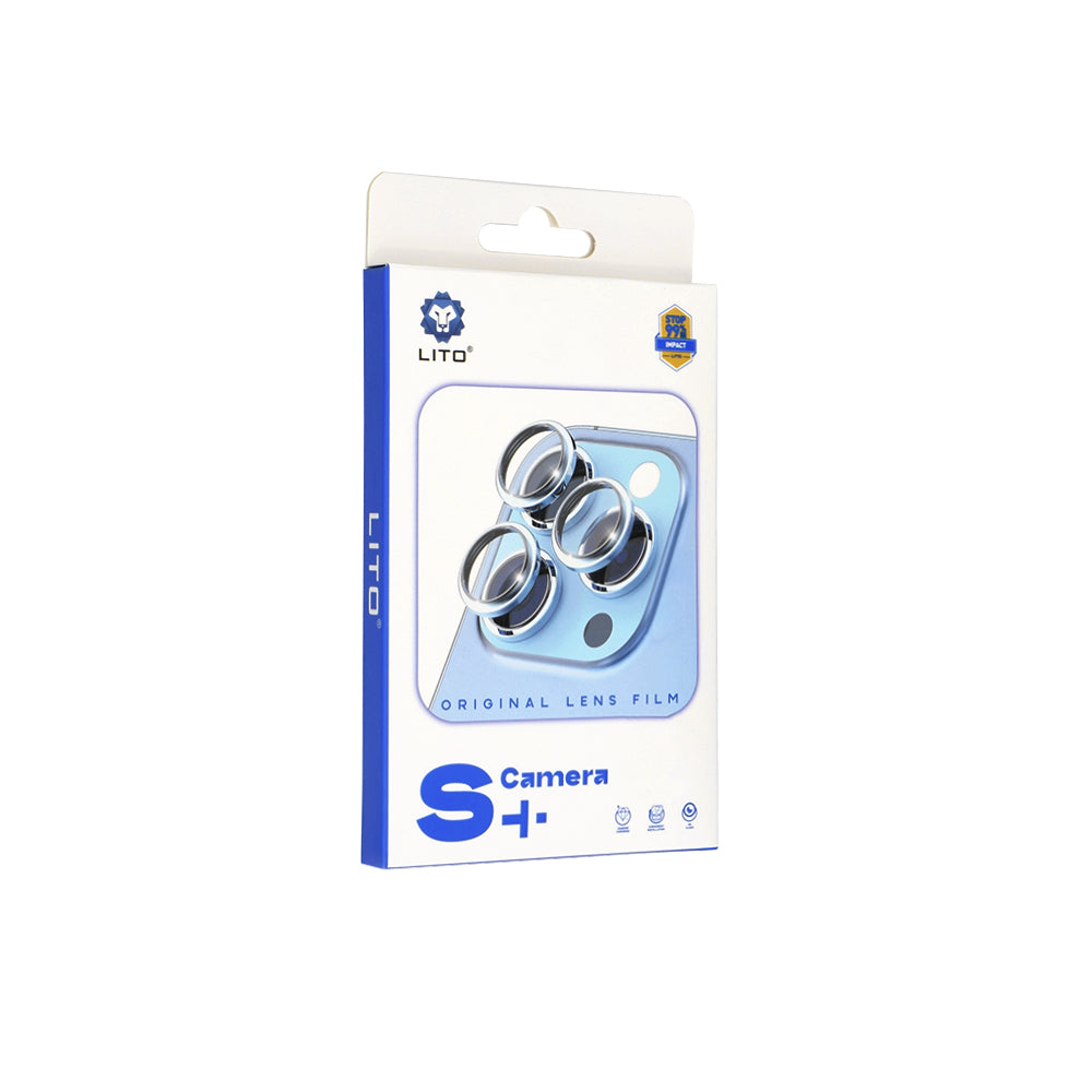 Film de protection pour caméra arrière Lito S+ pour Samsung Galaxy S25 Ultra S938, Verre trempé, Argenté