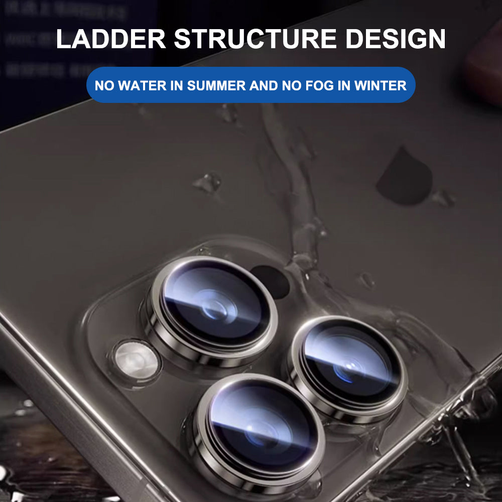 Film de protection Caméra Arrière Lito Titanium AR pour Apple iPhone 17 Air, Verre Trempé, Noir