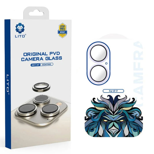 Lito Titanium AR Back Camera Protective Film for Apple iPhone 17, Tempered Glass, Purple