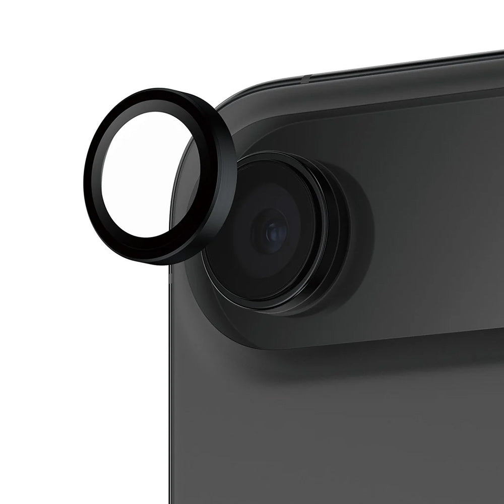 Film de protection pour caméra arrière PanzerGlass Hoops pour Apple iPhone 17 Air, Verre Trempé, Noir