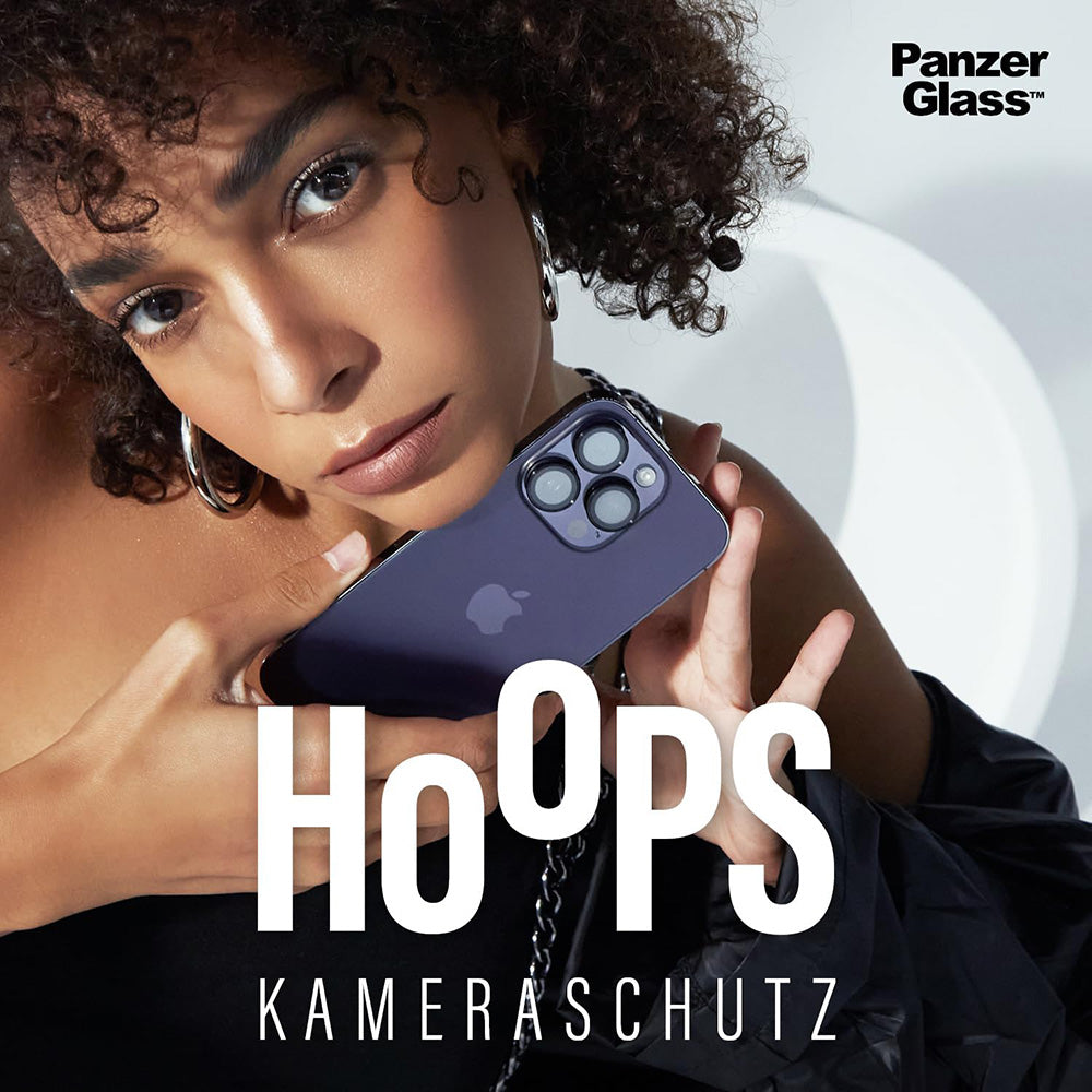 Film de protection pour caméra arrière PanzerGlass Hoops pour Apple iPhone 17 Air, Verre Trempé, Transparent