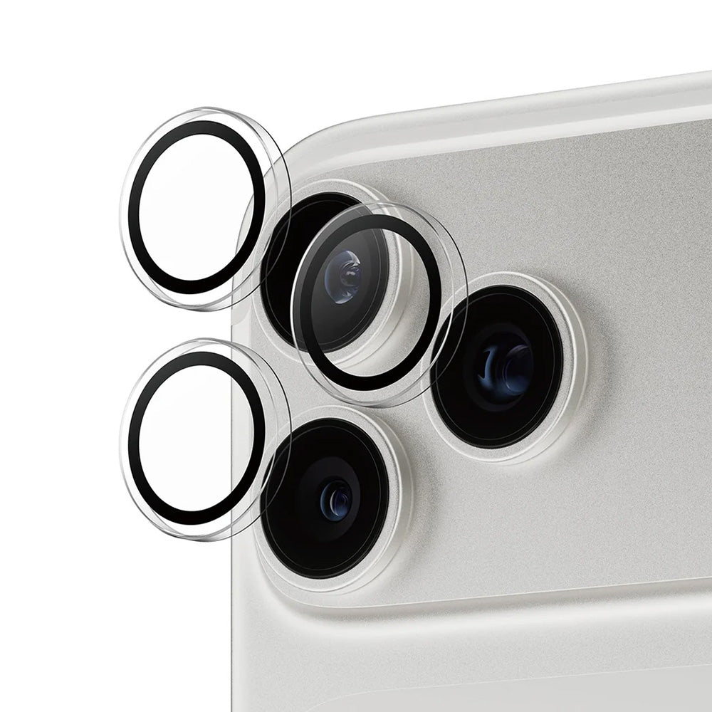 Film de protection pour caméra arrière PanzerGlass Hoops pour Apple iPhone 17 Pro, Verre Trempé, Transparent