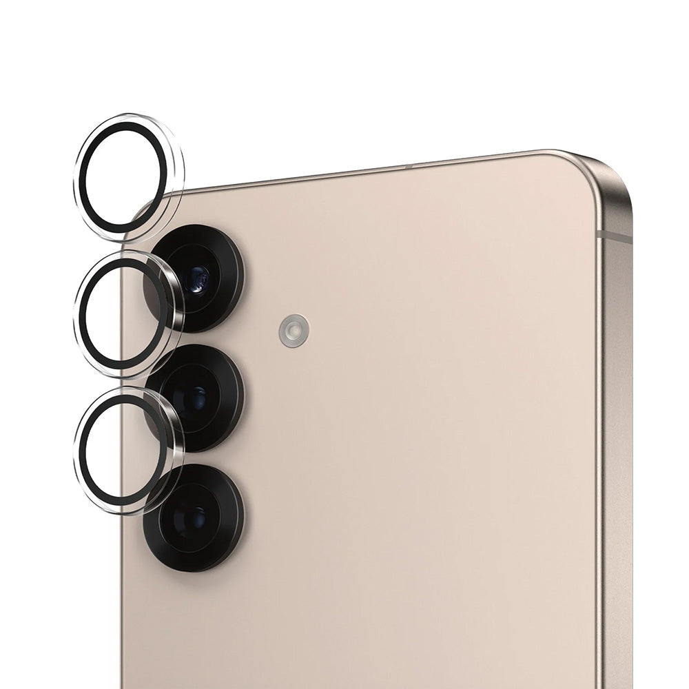 Film de protection pour caméra arrière PanzerGlass Hoops pour Samsung Galaxy S25 S931, Verre Trempé, Transparent