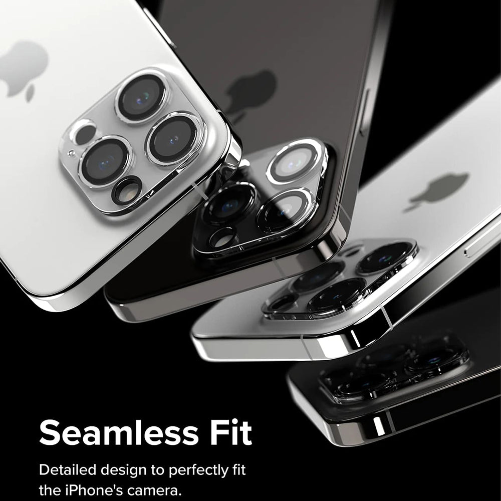 Film de protection pour caméra arrière Ringke pour Apple iPhone 15 Pro, Verre trempé, Lot de 2 pièces, Transparent