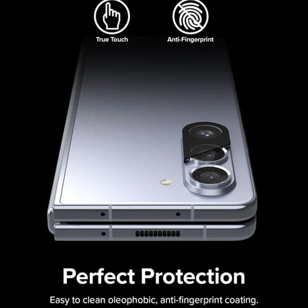 Film de protection pour caméra arrière Ringke pour Samsung Galaxy Z Fold5 F946, Verre trempé, Lot de 2 pièces, Transparent