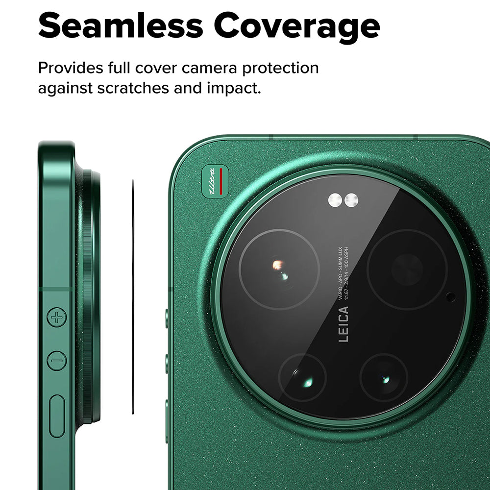 Film de protection pour caméra arrière Ringke pour Xiaomi 17 Ultra, verre trempé, lot de 2 pièces, transparent