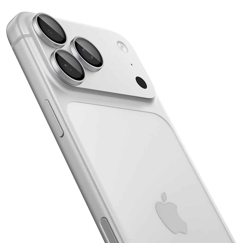Film de protection pour caméra arrière Spigen GlastR EZ FIT Optik Pro pour Apple iPhone 18 Pro / 18 Pro Max, Verre trempé, Lot de 2 pièces, Argenté