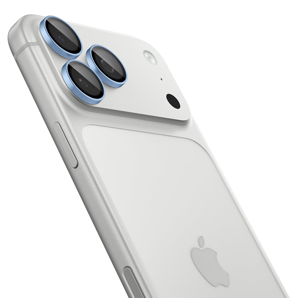 Film de protection pour caméra arrière Spigen GlastR EZ FIT Optik Pro pour Apple iPhone 18 Pro / 18 Pro Max, Verre trempé, Lot de 2 pièces, Bleu AGL12045