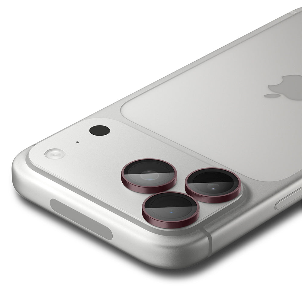 Spigen GlastR EZ FIT Optik Pro Rear Camera Protective Film for Apple iPhone 18 Pro / 18 Pro Max, Tempered Glass, Set of 2, Burgundy