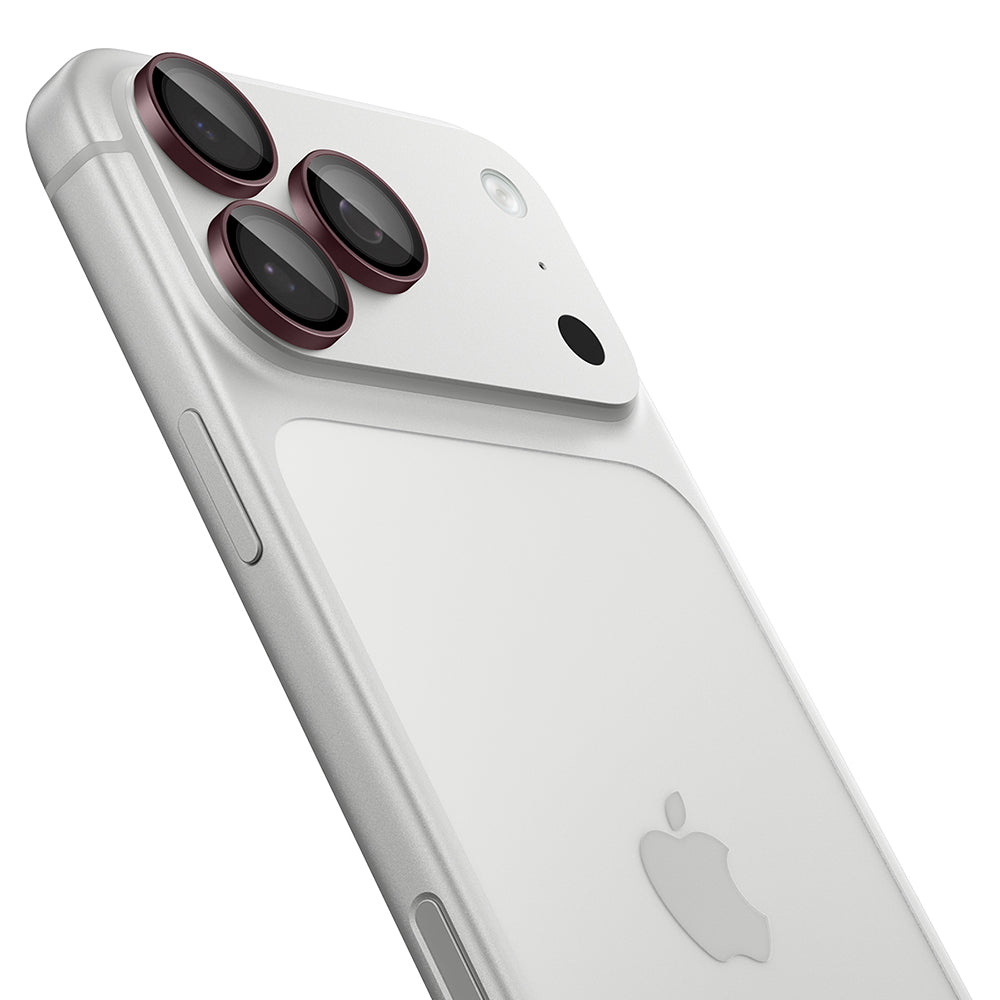 Spigen GlastR EZ FIT Optik Pro Rear Camera Protective Film for Apple iPhone 18 Pro / 18 Pro Max, Tempered Glass, Set of 2, Burgundy