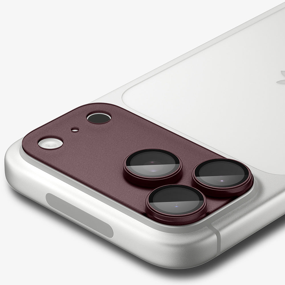 Film de protection pour caméra arrière Spigen GlastR EZ FIT Optik Pro XL pour Apple iPhone 18 Pro Max, Verre trempé, Rouge AGL12040