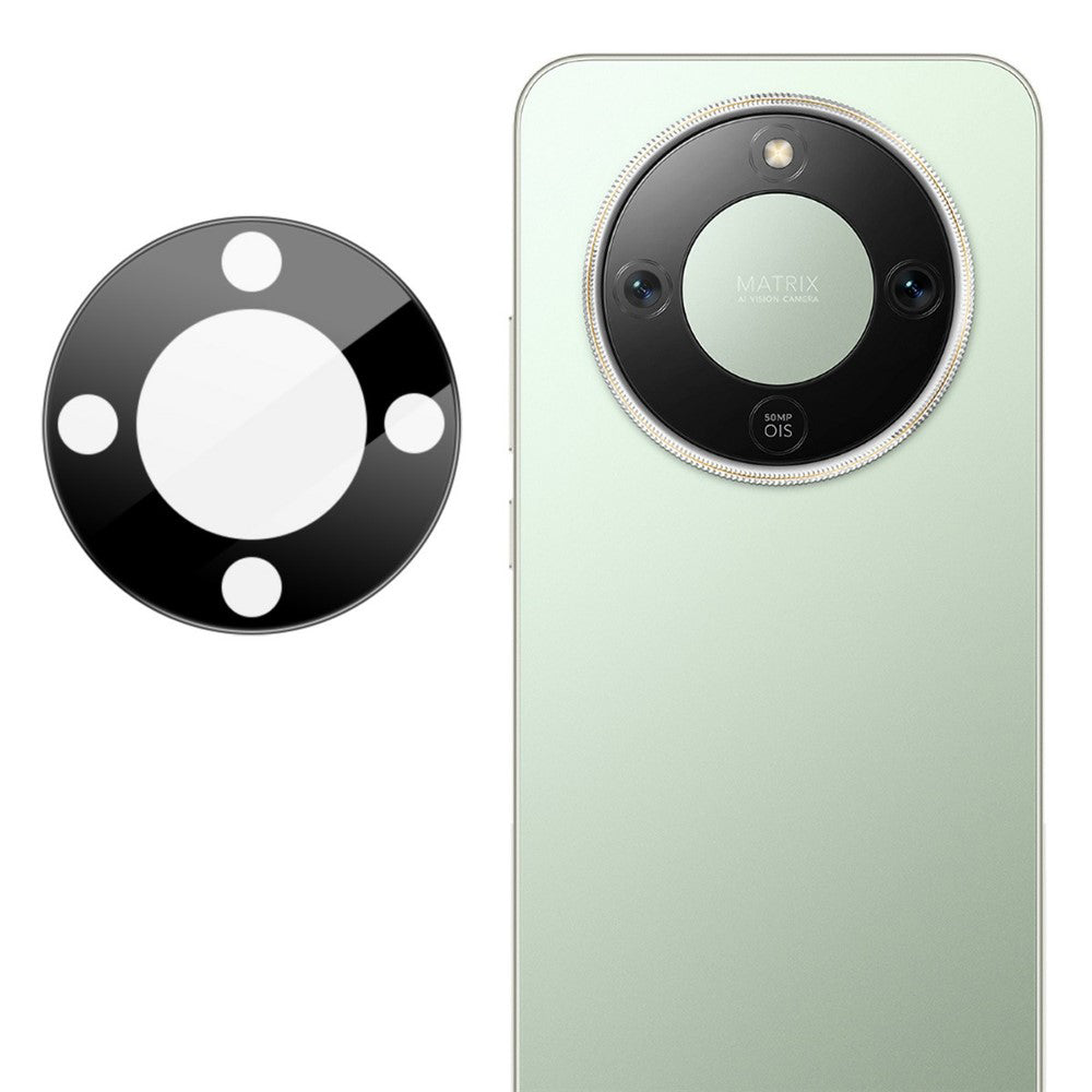 Film de protection pour caméra arrière Techsuit pour Honor Magic8 Lite, Verre Trempé, Noir