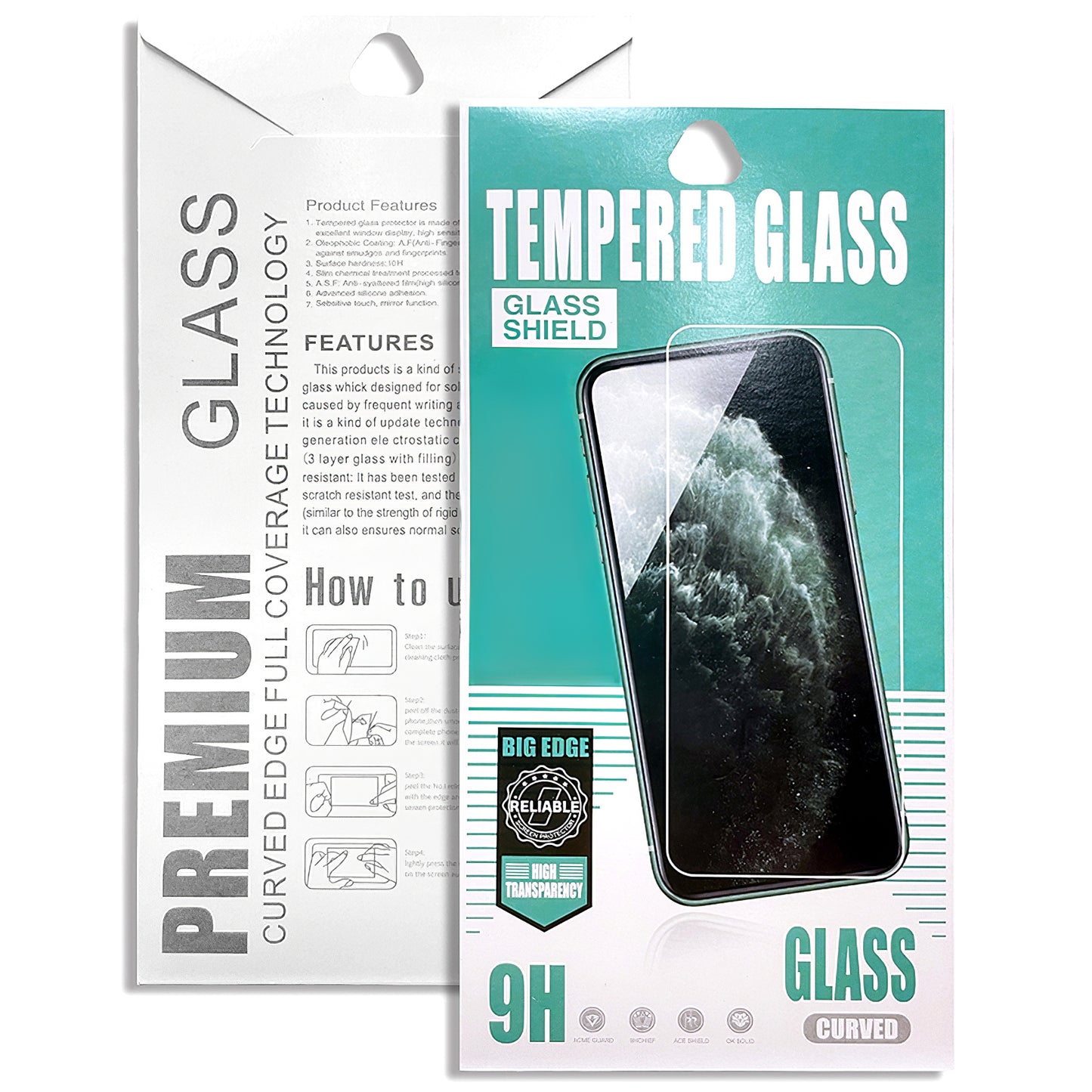 Film de protection d'écran OEM pour Apple iPhone 16 Pro, Verre Trempé, Full Glue, 2.5D