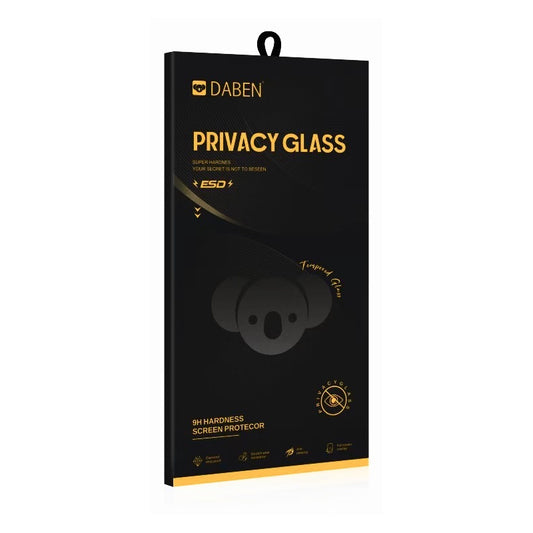 Film de protection d'écran Privacy Bear pour Apple iPhone 16 Pro Max, Verre trempé, Collage complet