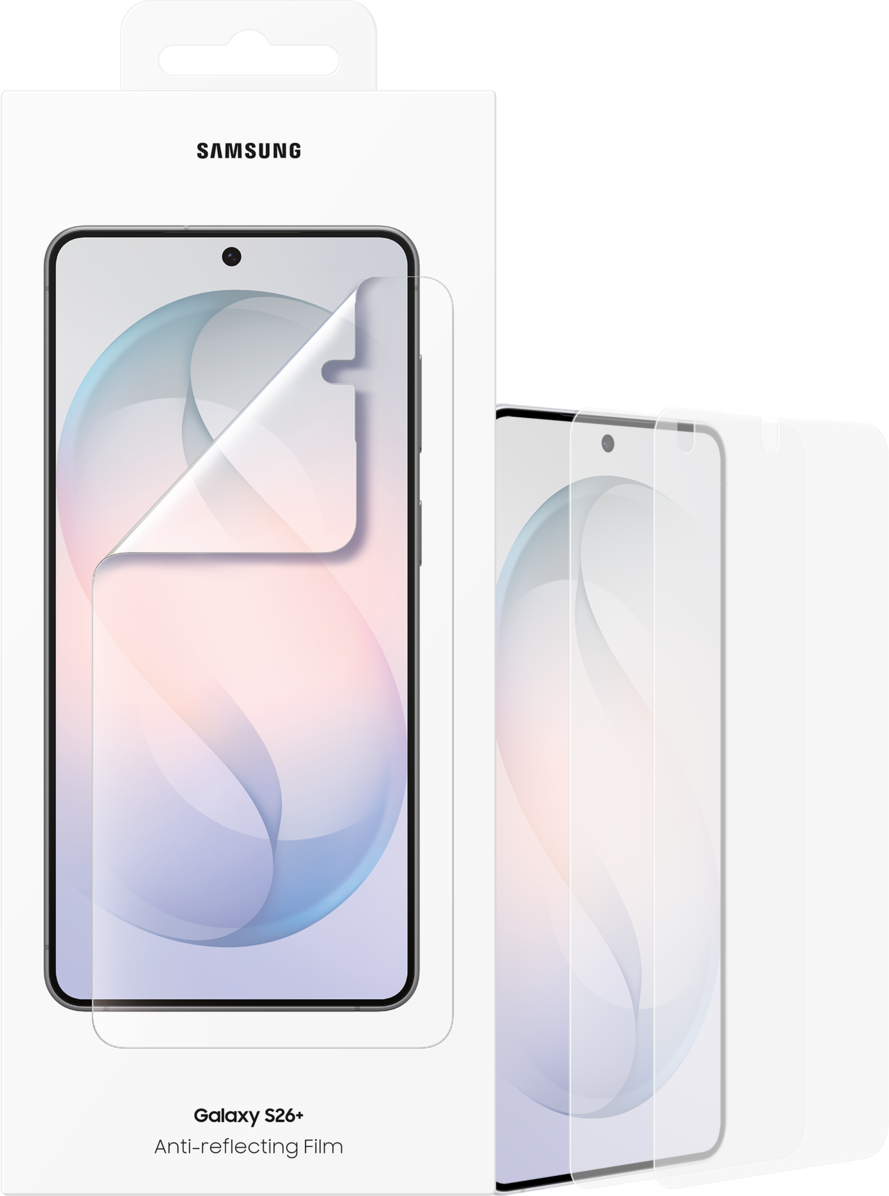 Film de protection Écran Anti-reflet pour Samsung Galaxy S26 Plus S947, Plastique, Set 2 pièces EF-US947CTEGWW