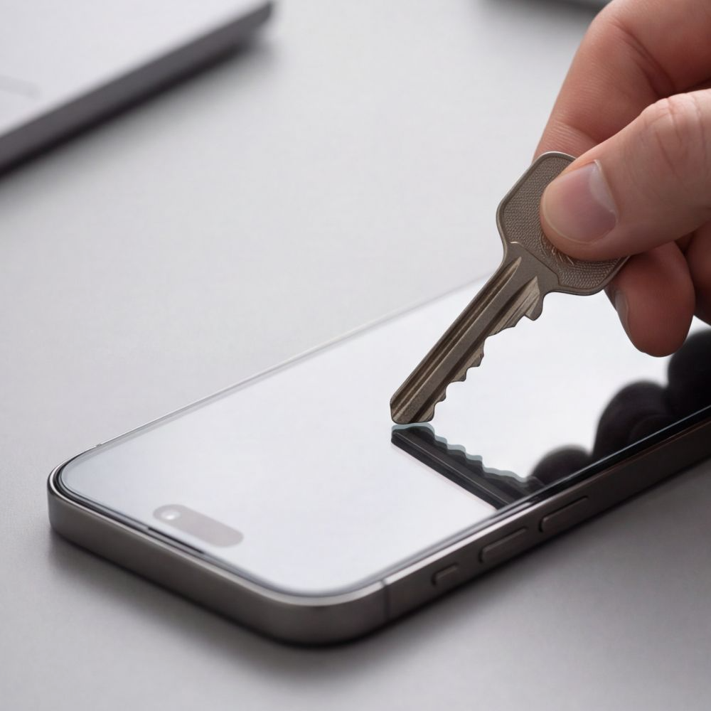 Film de protection d'écran Privacy Tech-Protect OneTouch pour Apple iPhone 18 Pro, Verre trempé, Collage intégral, Lot de 2 pièces