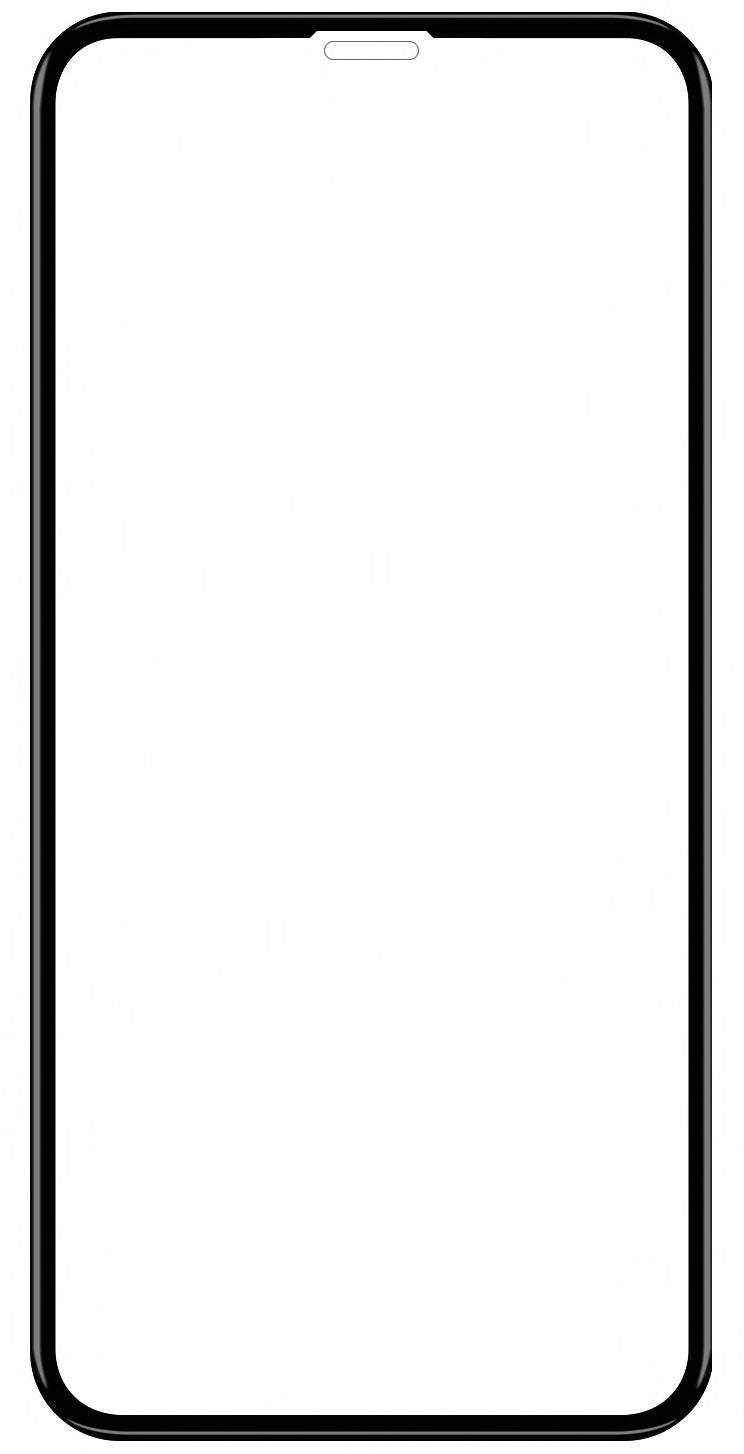 Protection d'écran BLUE Shield pour Apple iPhone 11 / XR, verre blindé, collage intégral, compatible avec les boîtiers, noir