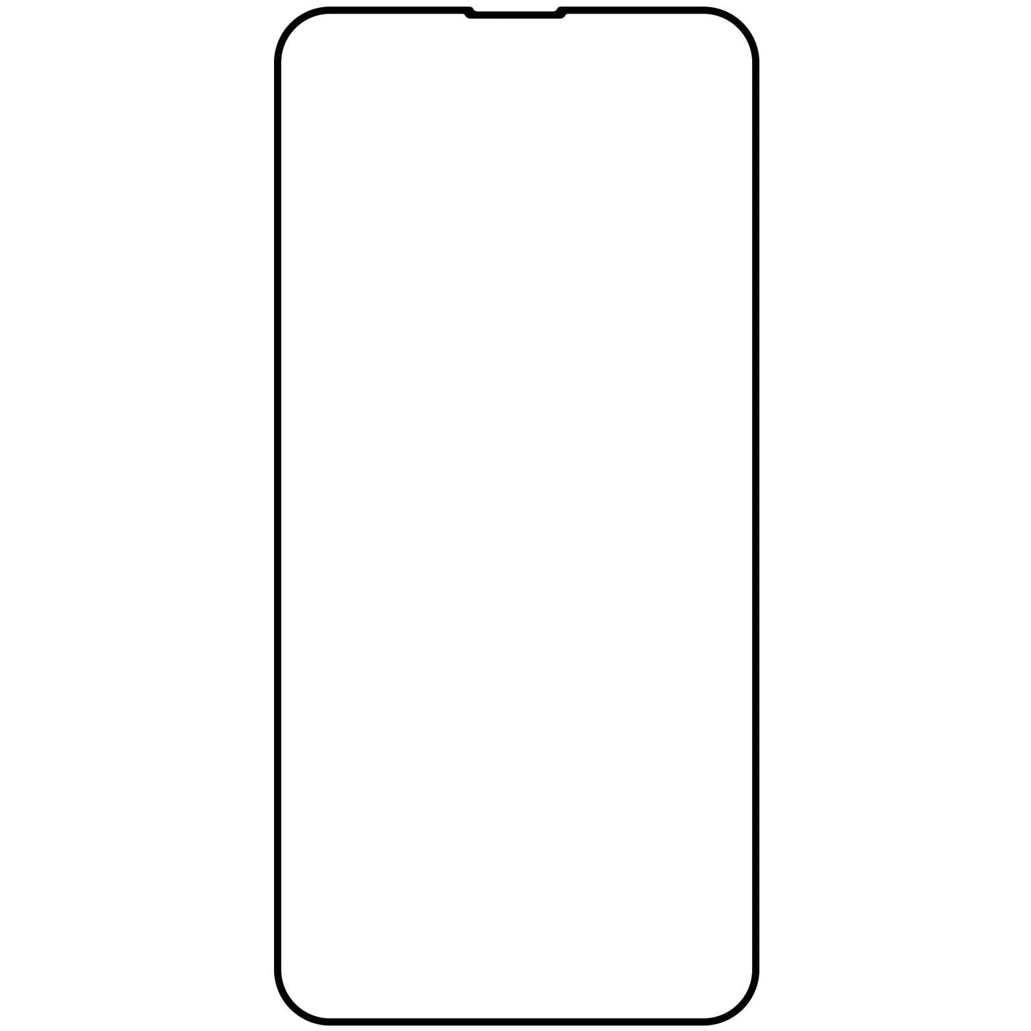 Film de protection d'écran Veason PRO pour Apple iPhone 17e / 16e / 14 / 13 Pro, Verre Trempé, Full Glue, 6D, Noir