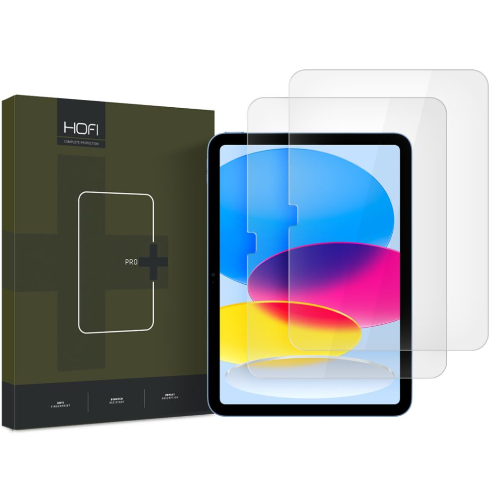 Film de protection d'écran HOFI PRO+ pour Apple iPad (2025) / (2022), Verre trempé, Collage complet, Lot de 2 pièces