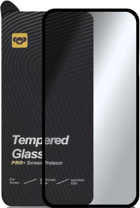 Film de protection d'écran Bear PRO+ pour Realme C75 5G / 14x, Verre trempé, Full Glue, Noir