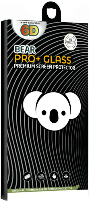Film de protection d'écran Bear PRO+ pour Samsung Galaxy S25 S931, Verre trempé, Full Glue, Noir