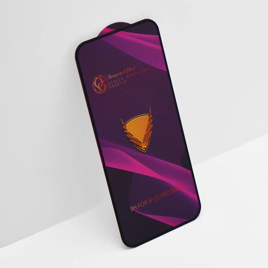 Film de protection d'écran OEM OG Premium pour Apple iPhone 17 Pro, Verre Trempé, Full Glue, Noir