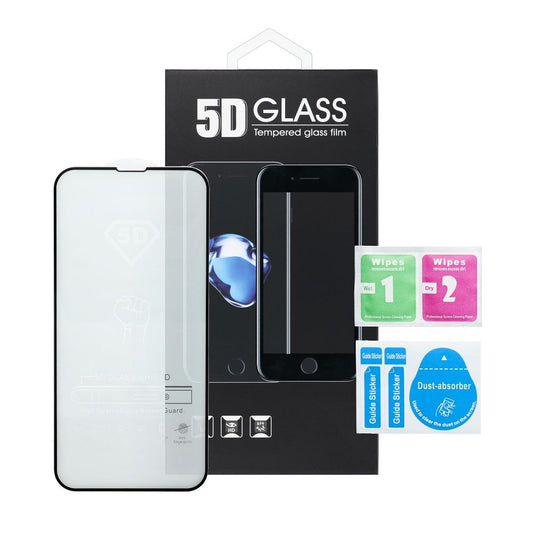 Film de protection écran OEM pour Apple iPhone 17 Air, Verre Trempé, Full Glue, 5D, Noir