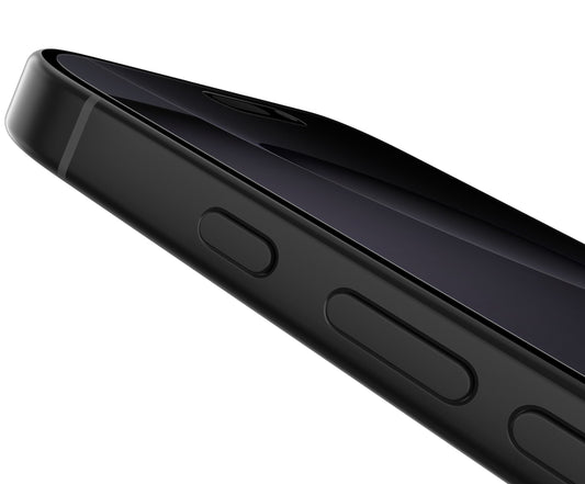 Film de protection d'écran Privacy Belkin ScreenForce InvisiGlass pour Apple iPhone 16 Pro Max, Verre trempé, Full Glue OVA170hq