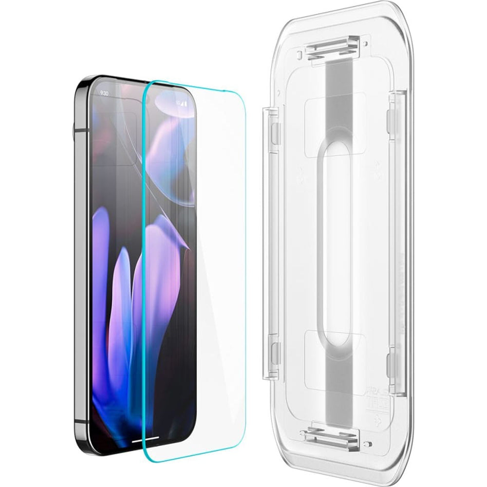 Spigen GlastR EZ FIT Screen Protector for Google Pixel 9 Pro XL, Tempered Glass, Full Glue, Set of 2 pieces AGL08445