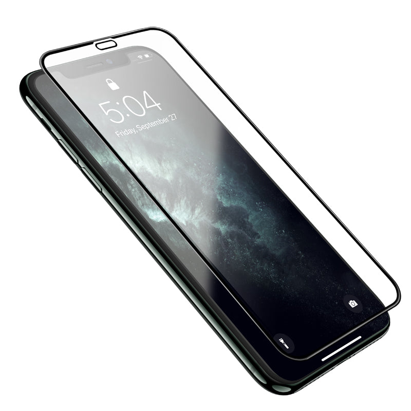 Film de protection écran HOCO G16 pour Apple iPhone XS / X, Verre Trempé, Full Glue, 5D, Noir.
