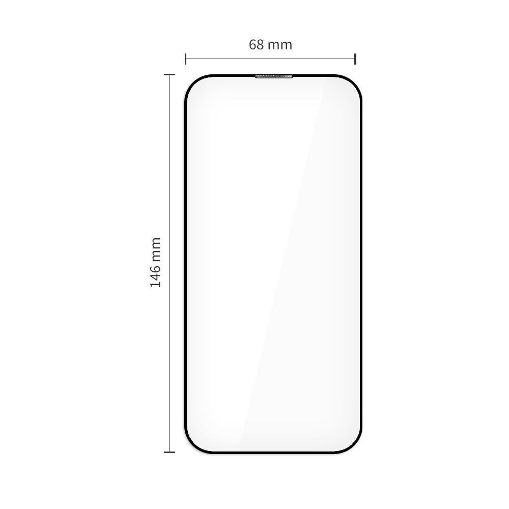 Film de protection d'écran Tech-Protect Quick Set+ pour Apple iPhone 17, Verre Trempé, Full Glue, Lot de 2 pièces, Noir