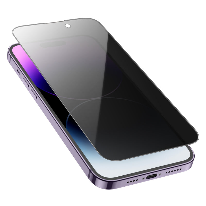 Film de protection écran Privacy HOCO G15 pour Apple iPhone 14 Pro Max, Verre Trempé, Full Glue, 5D